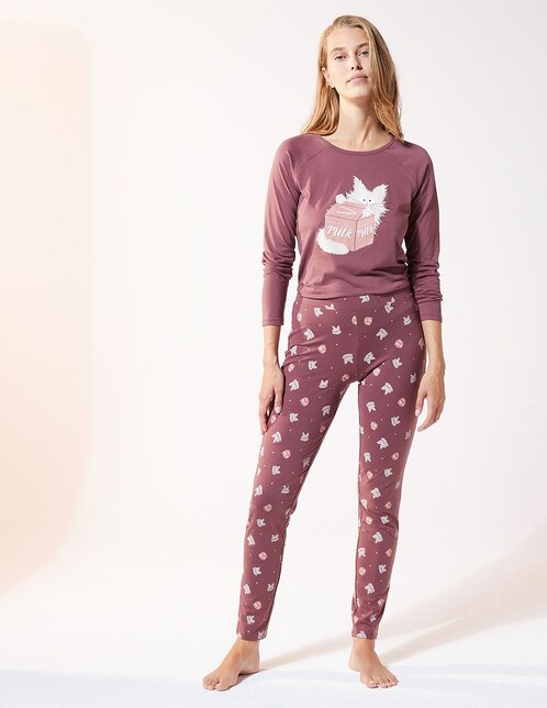Pantalón pijama ETAM skinny estampado para mujer en Liverpool