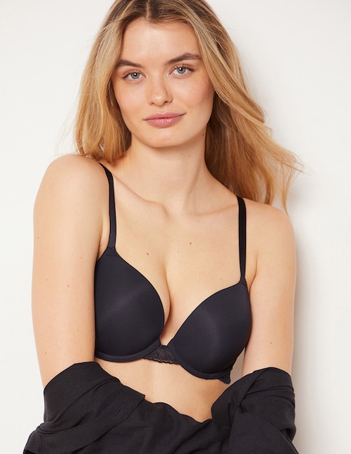 Brassiere demi con copa para mujer 1
