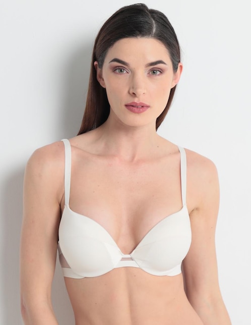 BRASSIERE INVISIBLE, 36C, BEIGE