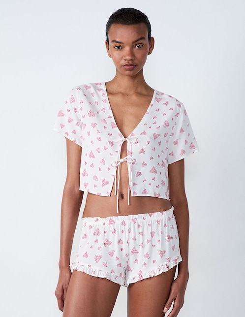 Playera pijama ETAM estampada para mujer