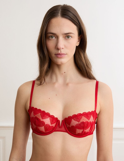 BRASSIERE FULL OF LO, 38D, ROJO