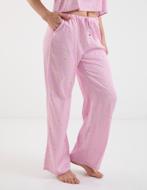 Pantalón pijama Etam de algodón para mujer