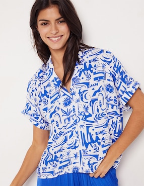 Playera Pijama ETAM Estampada Para Mujer