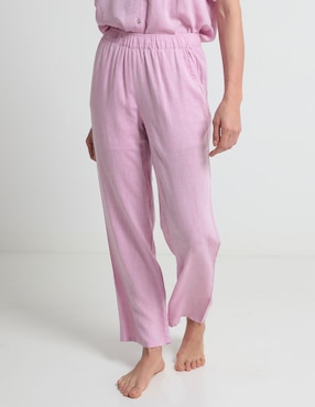 Pantalón Pijama ETAM De Lino Para Mujer