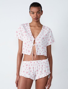 Playera pijama ETAM estampada para mujer