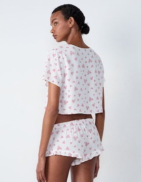 Playera pijama ETAM estampada para mujer