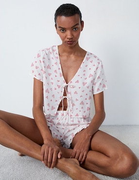 Playera pijama ETAM estampada para mujer