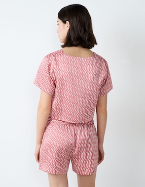 Playera pijama Etam estampado para mujer