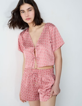 Playera pijama Etam estampado para mujer