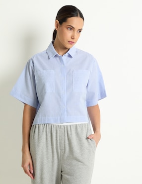 Playera pijama Etam estampado a rayas para mujer