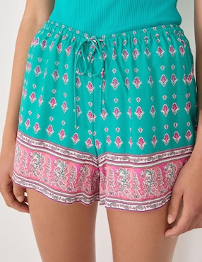 Short pijama Etam estampado floral para mujer