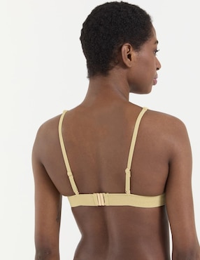 Top bikini con copas preformadas para mujer