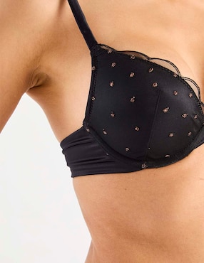 Brassiere demi etam con copa para mujer