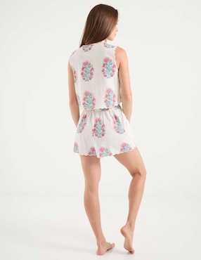 Short pijama Etam floral para mujer