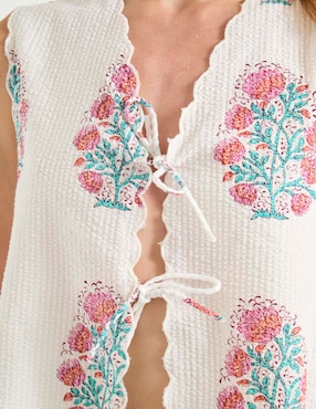 Playera pijama Etam floral para mujer