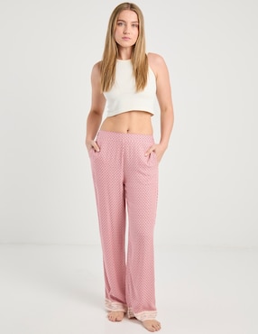 Pantalón pijama Etam de algodón para mujer