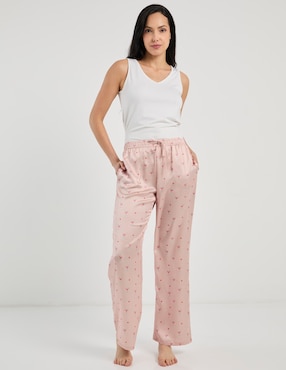 Pantalón pijama Etam de algodón para mujer