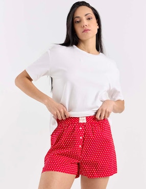Short pijama Etam de algodón para mujer