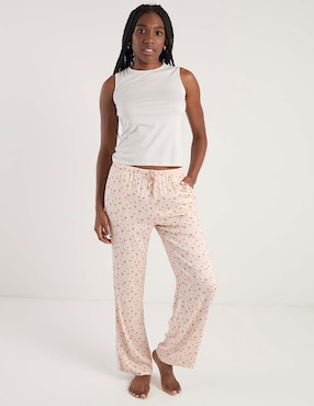 Pantalón pijama Etam de algodón para mujer