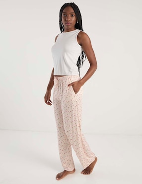 Pantalón pijama Etam de algodón para mujer