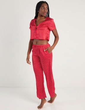 Playera pijama Etam estampado lunares para mujer