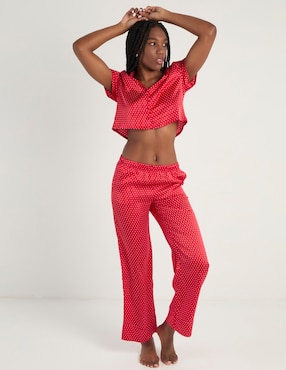 Playera pijama Etam estampado lunares para mujer