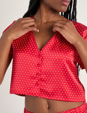 Playera pijama Etam estampado lunares para mujer