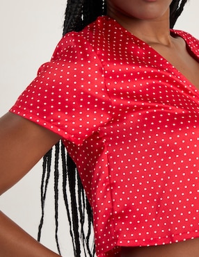 Playera pijama Etam estampado lunares para mujer
