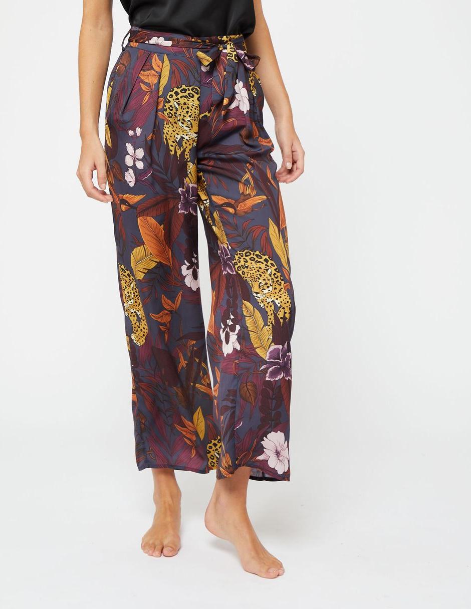 Pantalón pijama con diseño gráfico 1