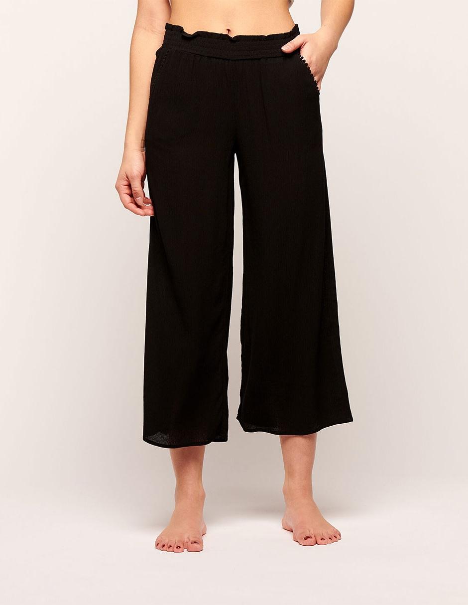 Pantalón pijama ETAM negro con bolsillos en Liverpool