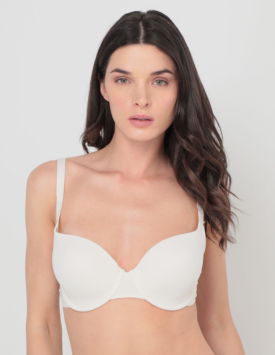 Brassiere demi con copa para mujer
