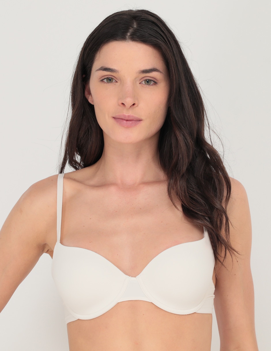 Brassiere demi con copa para mujer