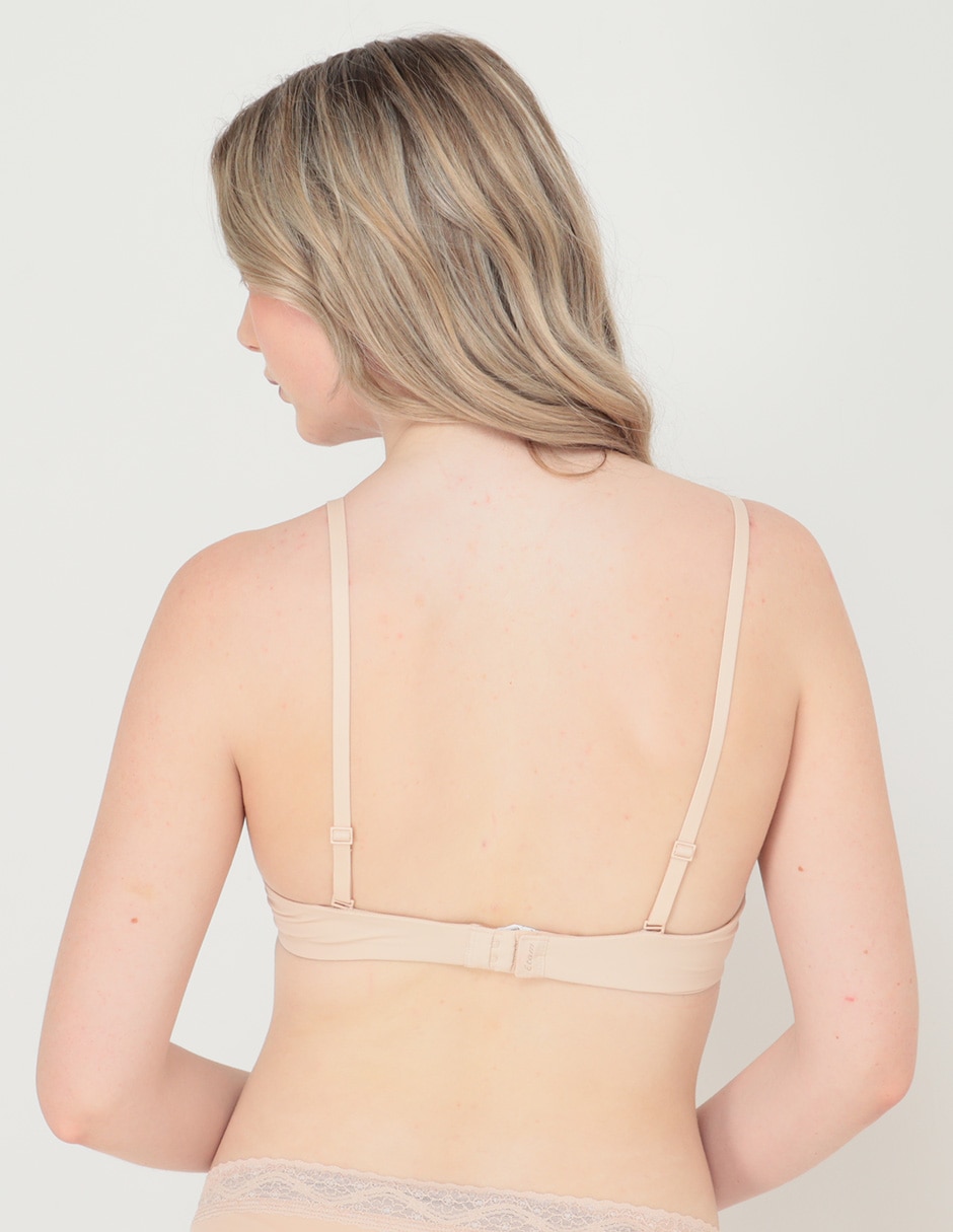 Brassiere demi con copa para mujer 3