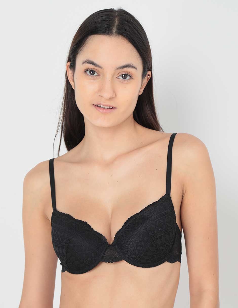 Brassiere demi copa preformada para mujer Brassiere demi copa preformada para mujer