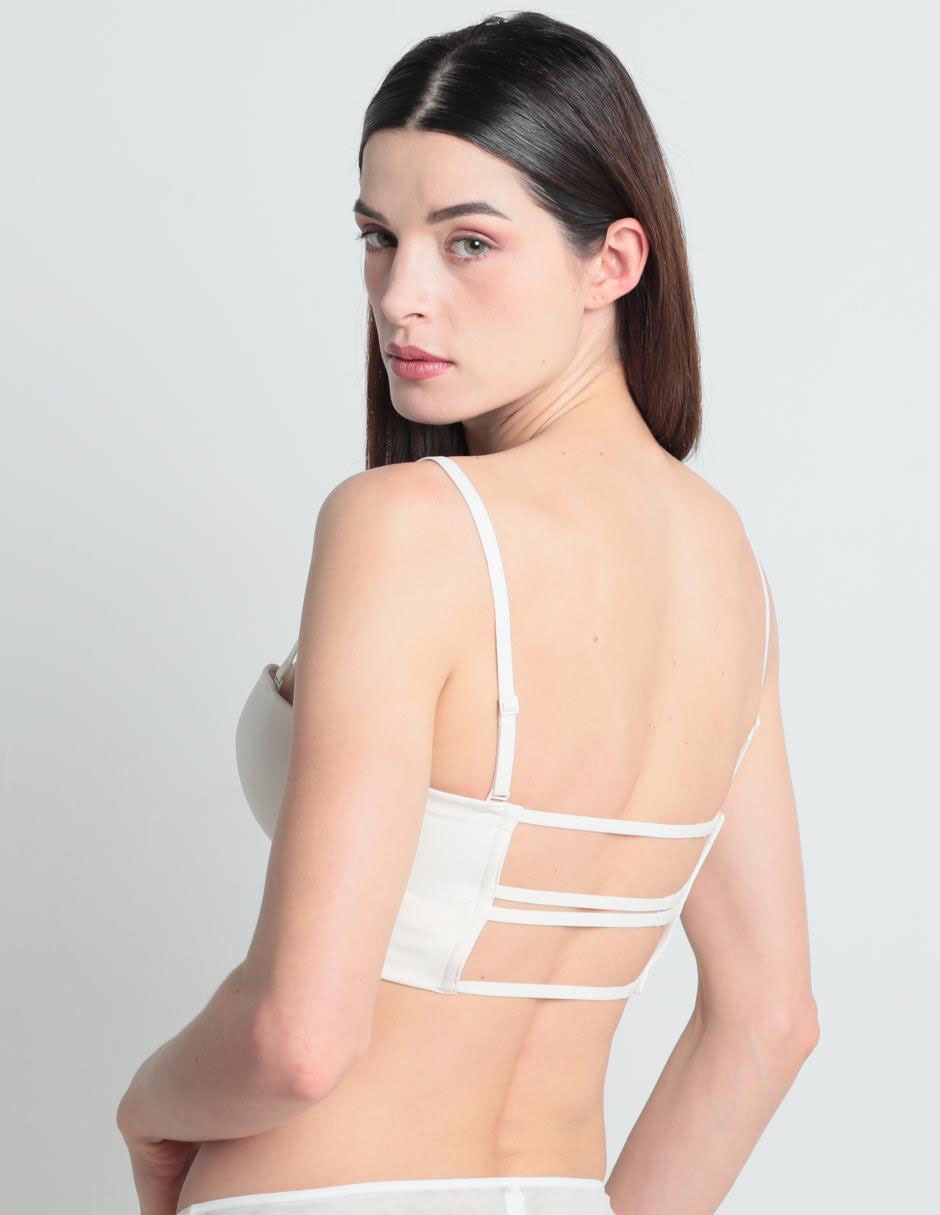 Brassiere demi con copa para mujer 3