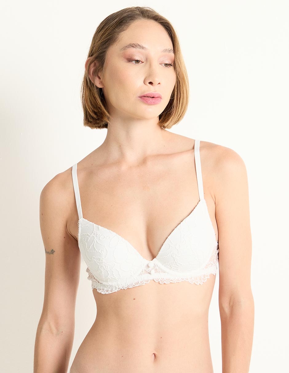 Brassiere balconette con copa para mujer Brassiere balconette con copa para mujer