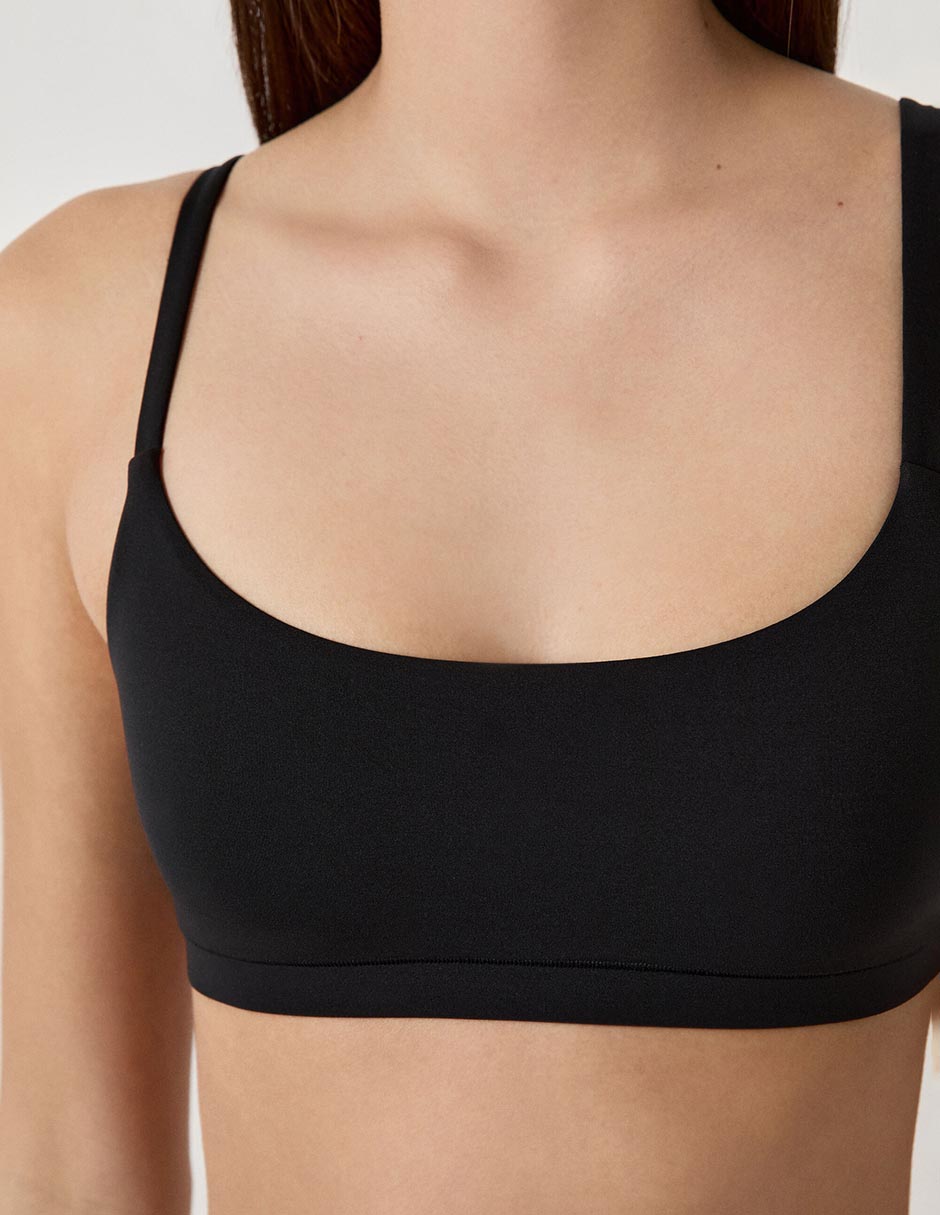 Brassiere demi copa preformada para mujer 5