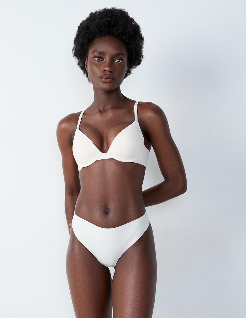 TANGA INVISIBLE IND, XL, BEIGE