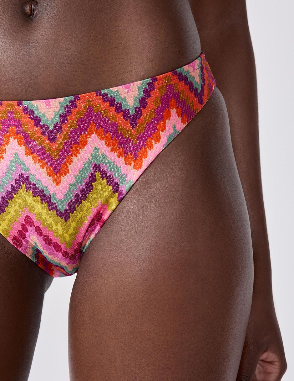 Bikini estampado a la cadera para mujer 3
