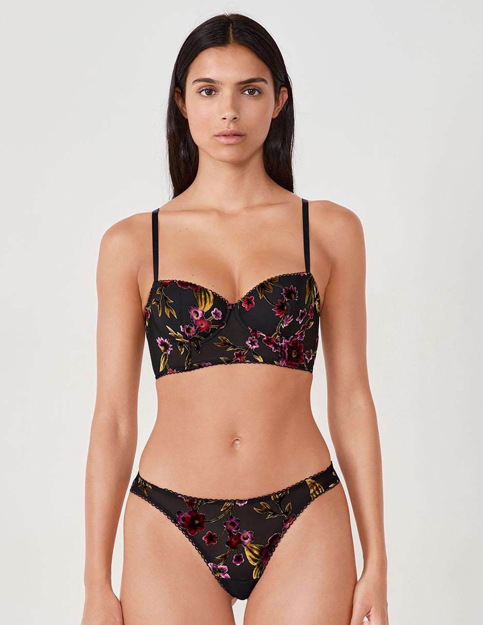 Brassiere peto medio con copa para mujer