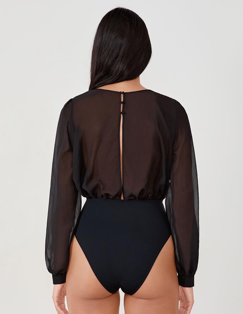 Body cuello redondo para mujer 2