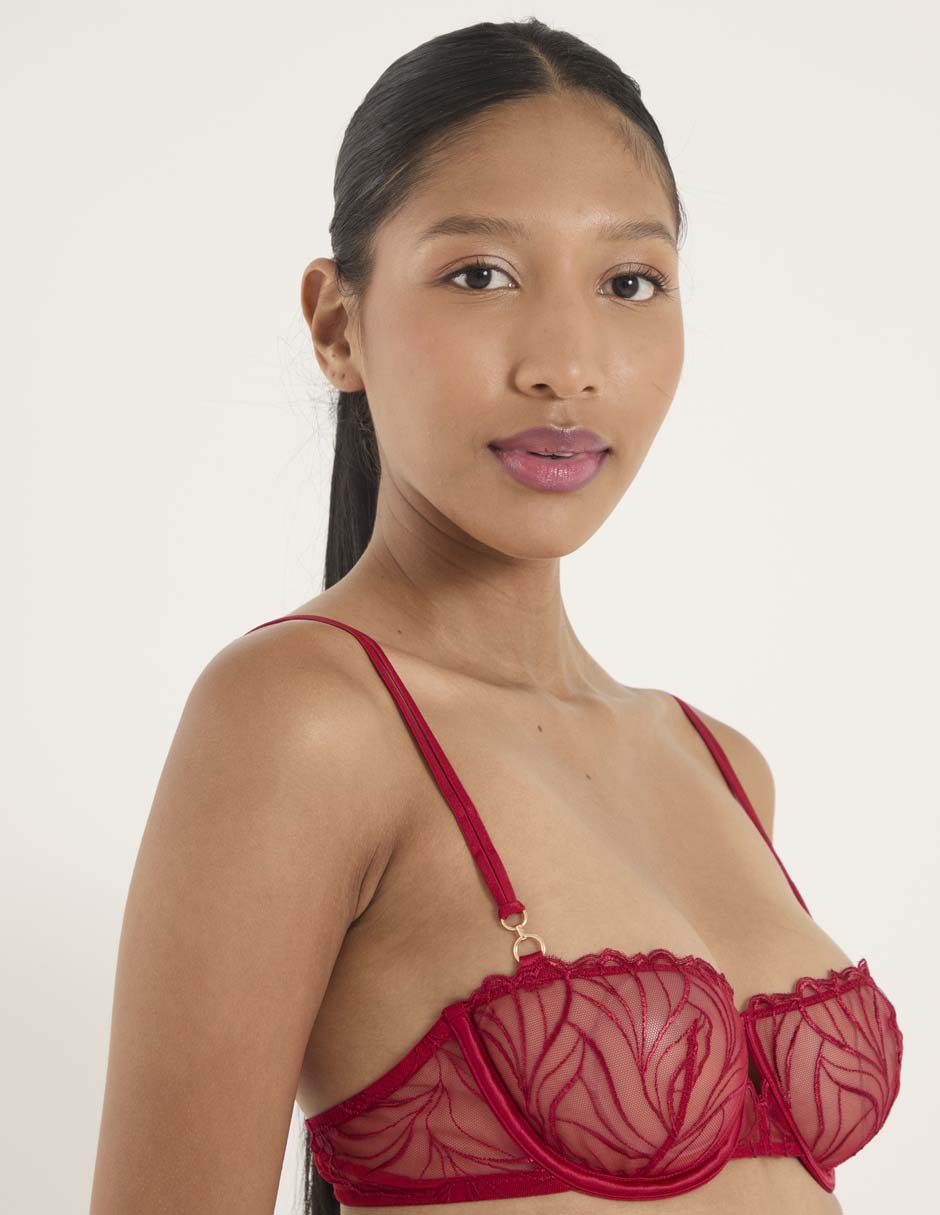 Brassiere balconette para mujer 2