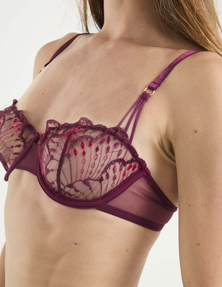 Brassiere balconette para mujer 4