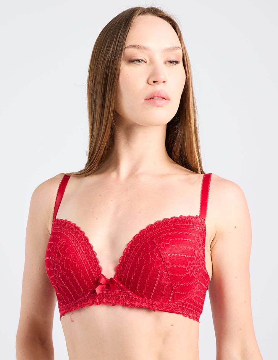 Brassiere demi copa preformada para mujer Brassiere demi copa preformada para mujer