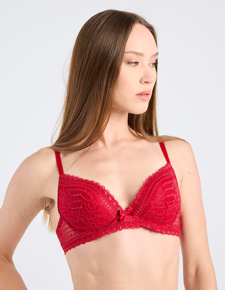 Brassiere demi copa preformada para mujer Brassiere demi copa preformada para mujer