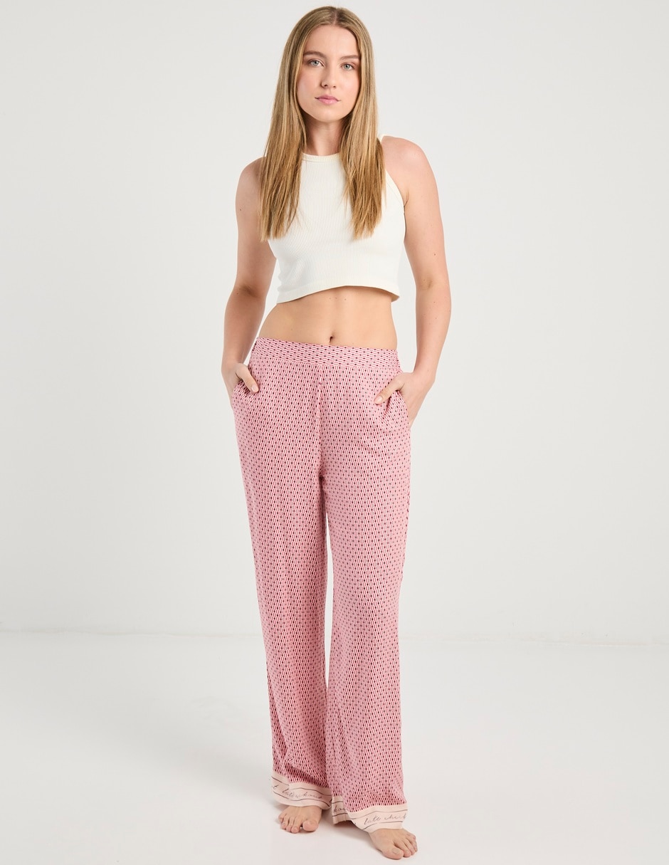 Pantalón pijama de algodón para mujer 2
