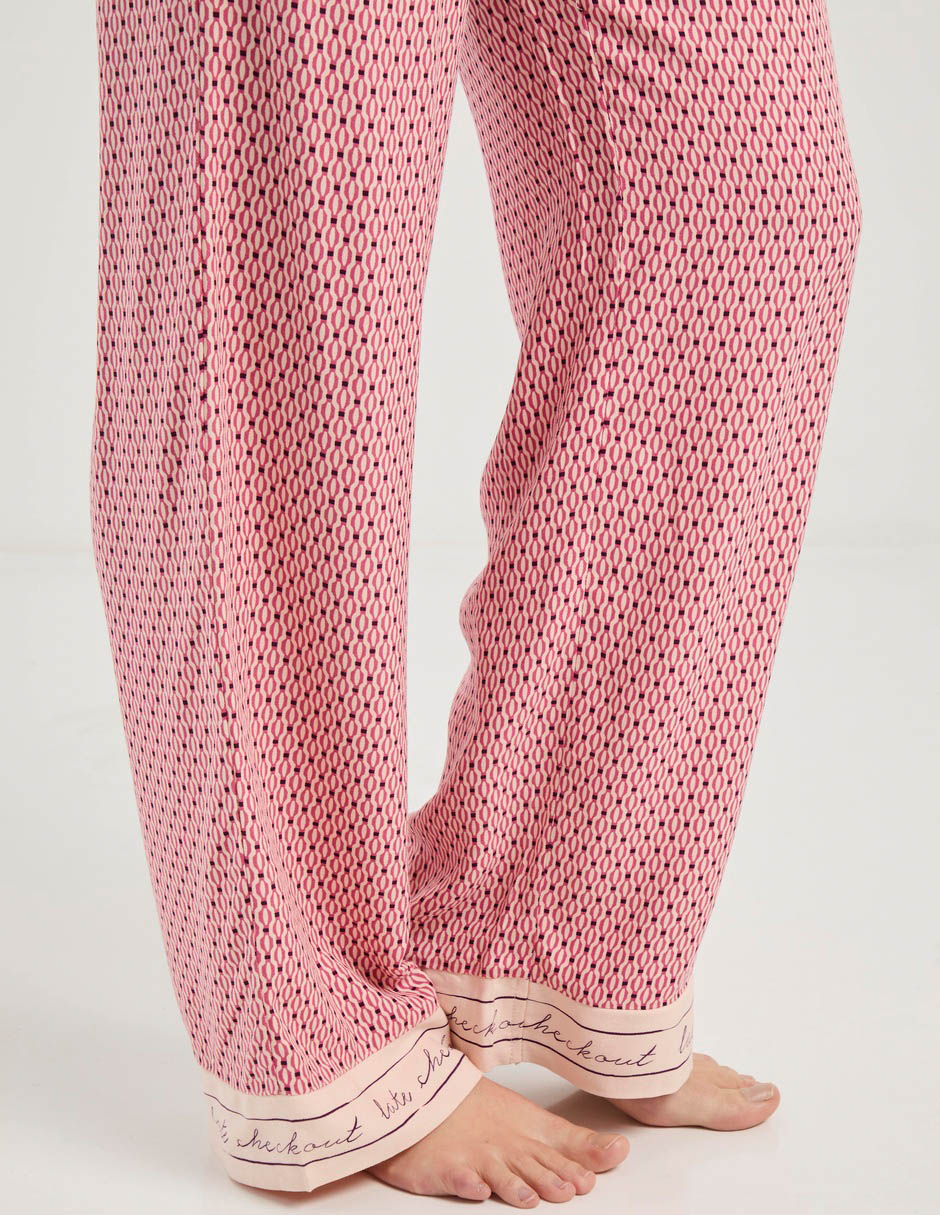 Pantalón pijama de algodón para mujer 5