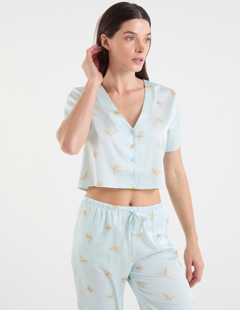 Playera pijama diferentes diseños para mujer 2