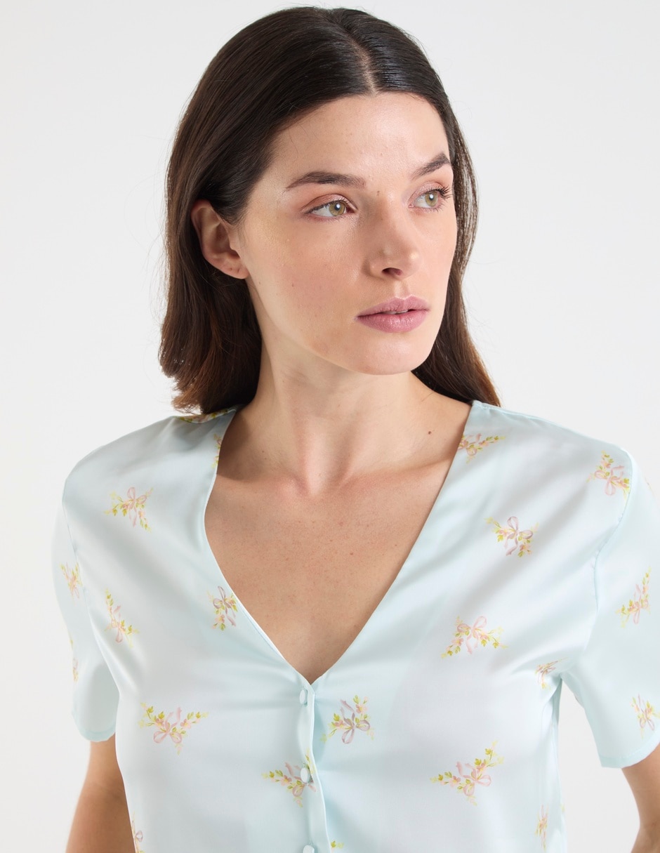 Playera pijama diferentes diseños para mujer 5