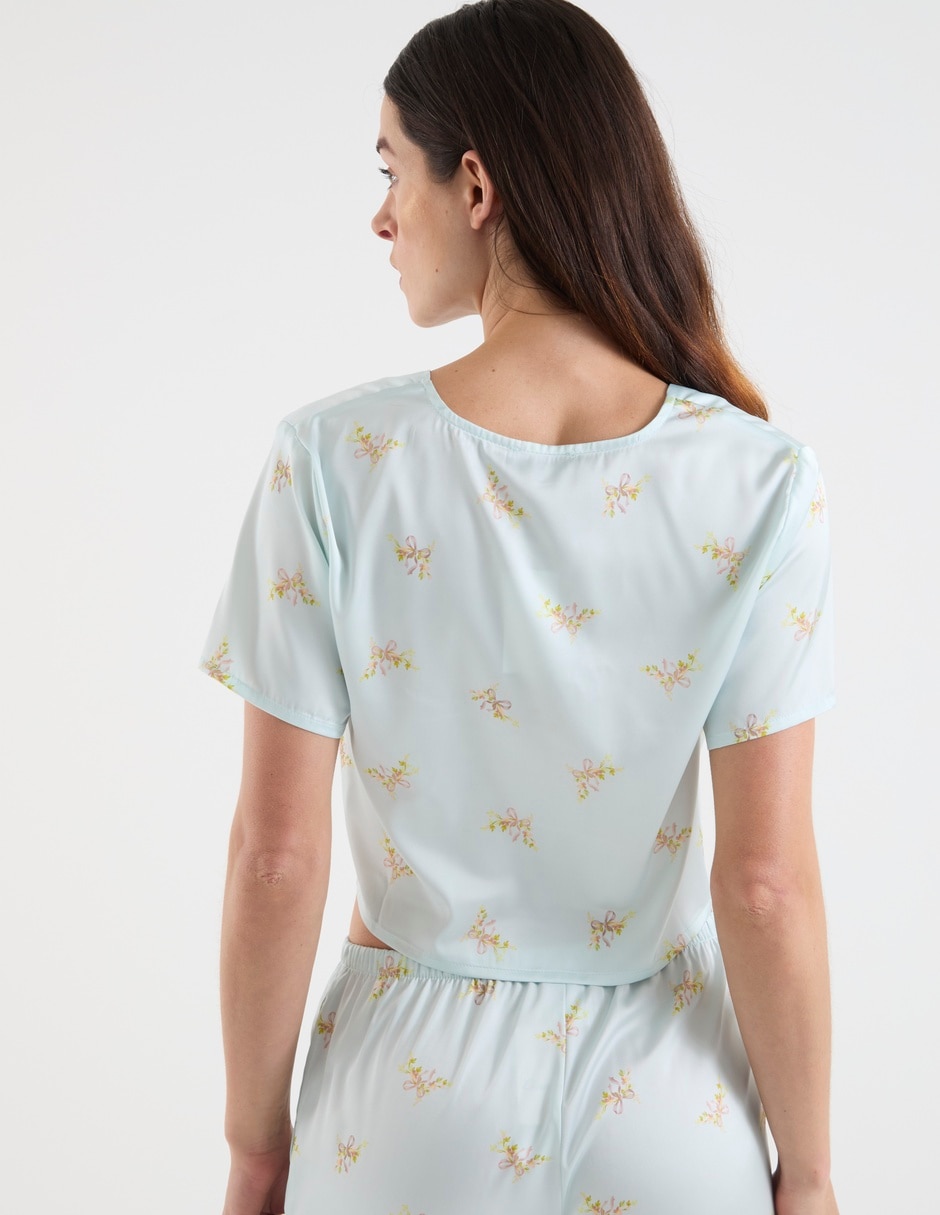 Playera pijama diferentes diseños para mujer 6